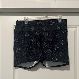 Black Patterned Spandex